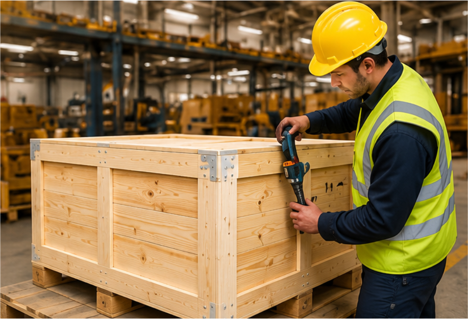 Closed & Open Crates